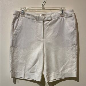 Kenar White Bermuda Shorts - 6